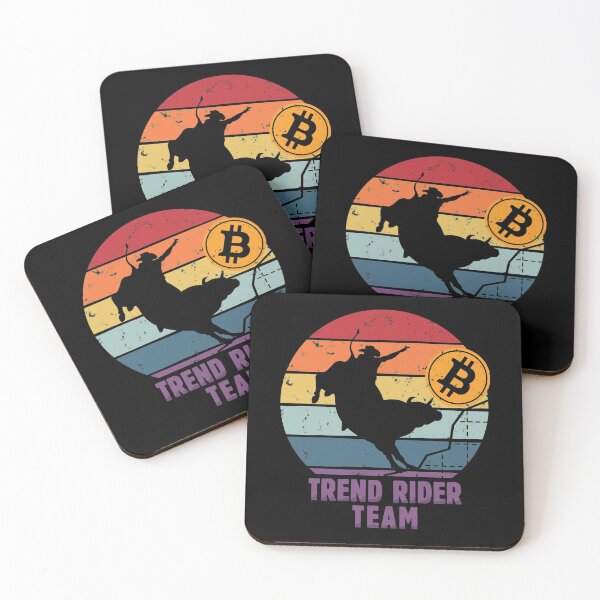 Item preview, Bitcoin Bullish Trend Rider Team Member - BTC Crypto Bull Trend Vintage Art Design - Best Gift for Bitcoin Crypto Trader or Holder or Investor or Miner- Funny Bitcoin Crypto Art Apparel designed and sold by WG-Factory.