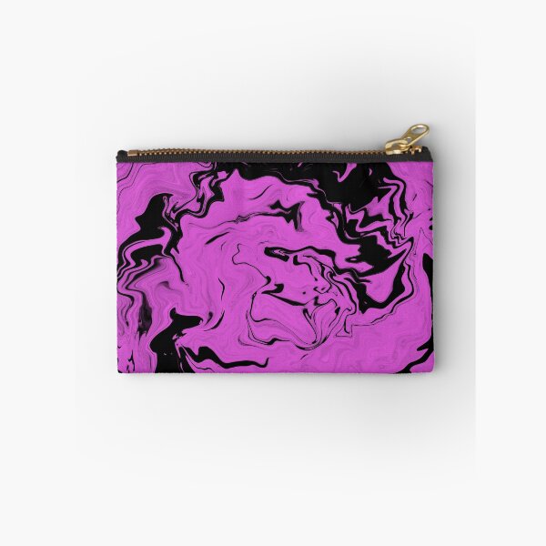 Item preview, Black and Purple Abstract Liquid Pour designed and sold by fruityprints.