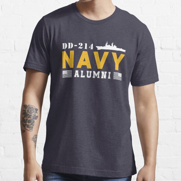 dd 214 alumni t shirt navy