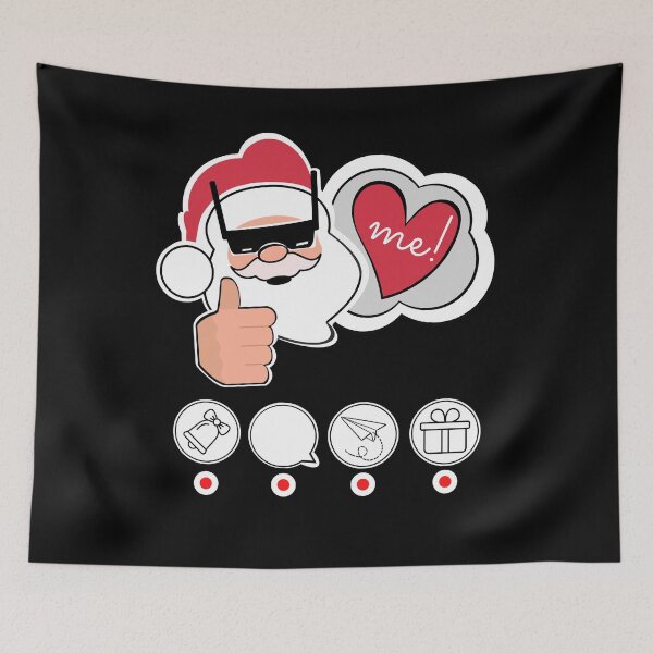 Item preview,    Santa Likes Me! Santa Wearing FPV Goggles designed and sold by funpix-shop.