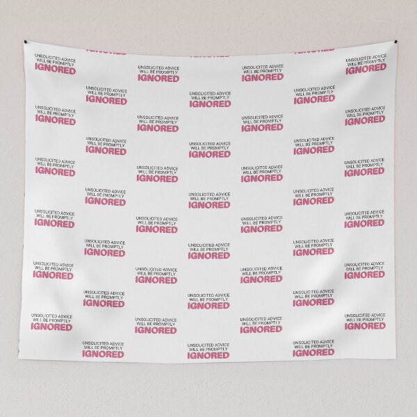 Item preview, Unsolicited advice will be ignored  designed and sold by BCCOLLECTION.