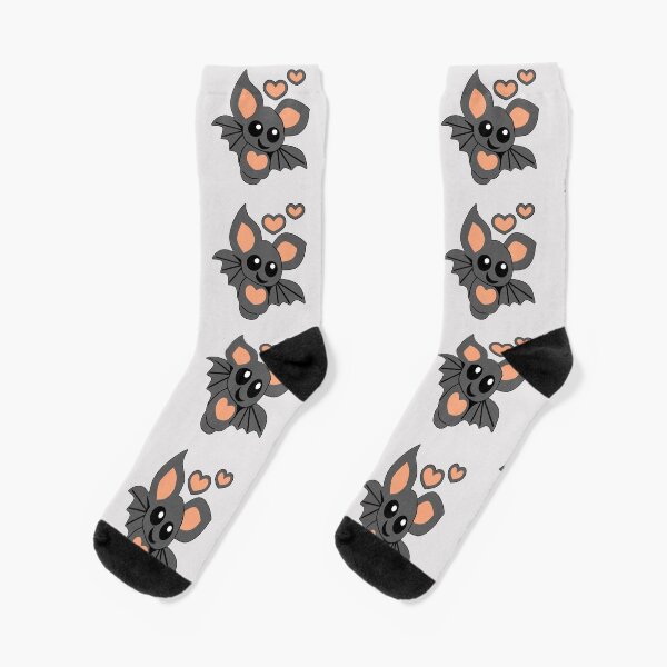 Chaussettes Mignon Bebe Chauve Souris Rose Par Trace1234 Redbubble