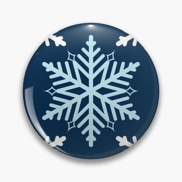 Item preview, White Snowflakes on Night Blue designed and sold by Fibracreativa.