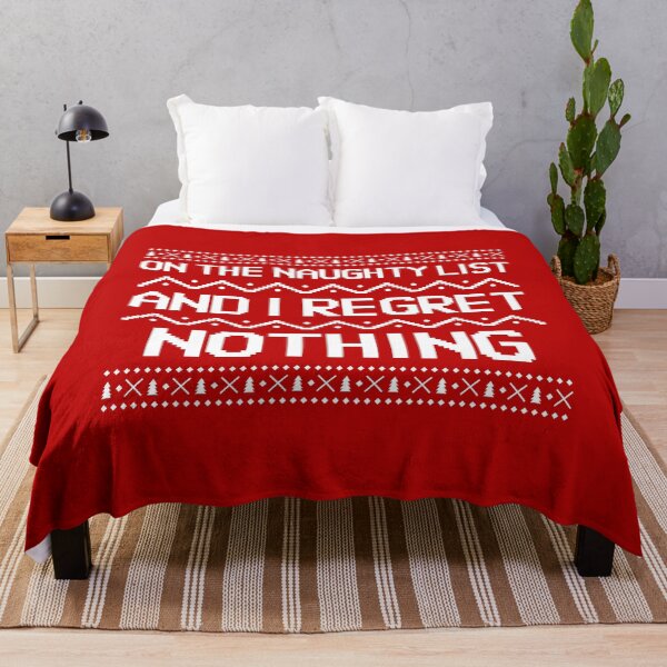 Item preview, I'm On The Naughty List And I Regret Nothing designed and sold by arrowroses.