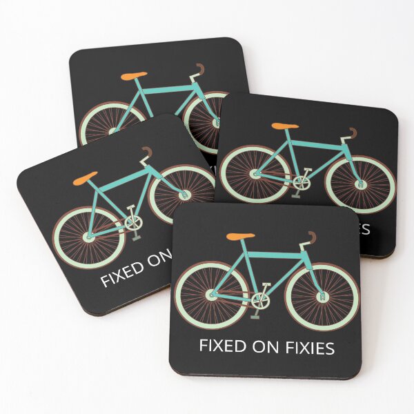 Item preview, Fixed on Fixies. Fixed Gear, Single Gear Bikes designed and sold by JellyBeenzz.