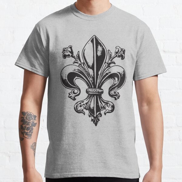 Québec France fleur de lys royal antique médieval PQ Qc french français Nouvelle-France T-shirt classique