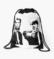 Pulp Fiction Drawstring Bag