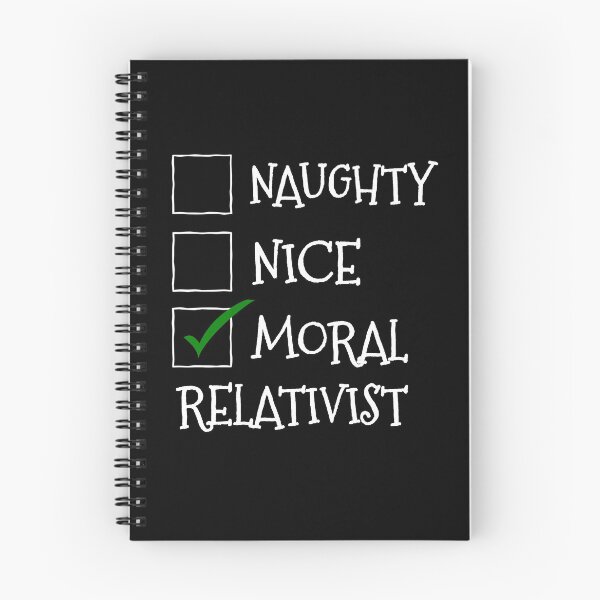 Item preview, Funny Christmas Naughty, Nice, or Moral Relativist Checkbox designed and sold by WeaveTrumpet.