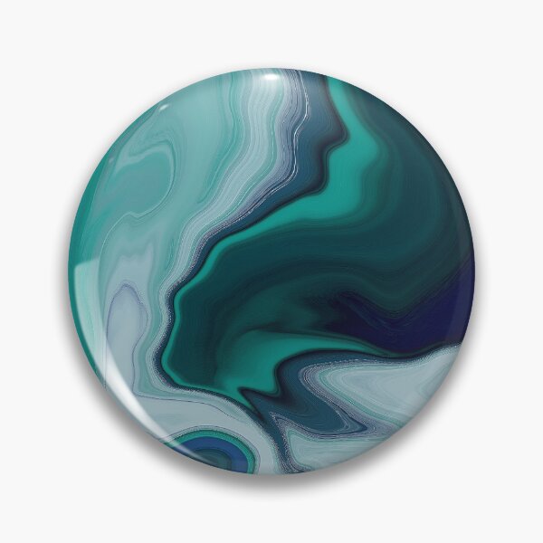 Item preview, Blue Abstract Fluid Art designed and sold by fruityprints.