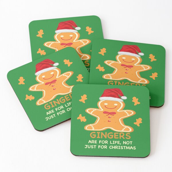 Item preview, Gingers are for life not just for Christmas Gingerbread man funny designed and sold by IslesArt.