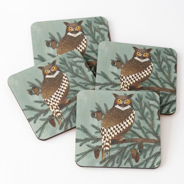 Item preview, Owl & Pines designed and sold by littleclyde.