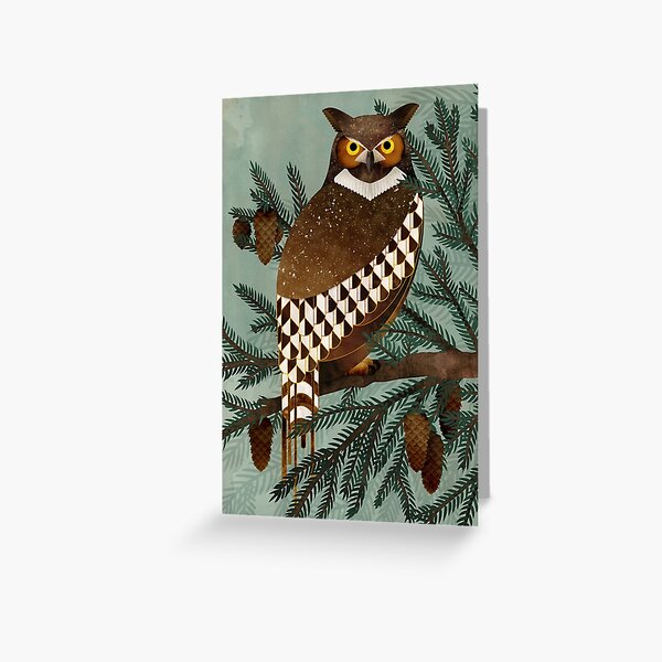 Item preview, Owl & Pines designed and sold by littleclyde.