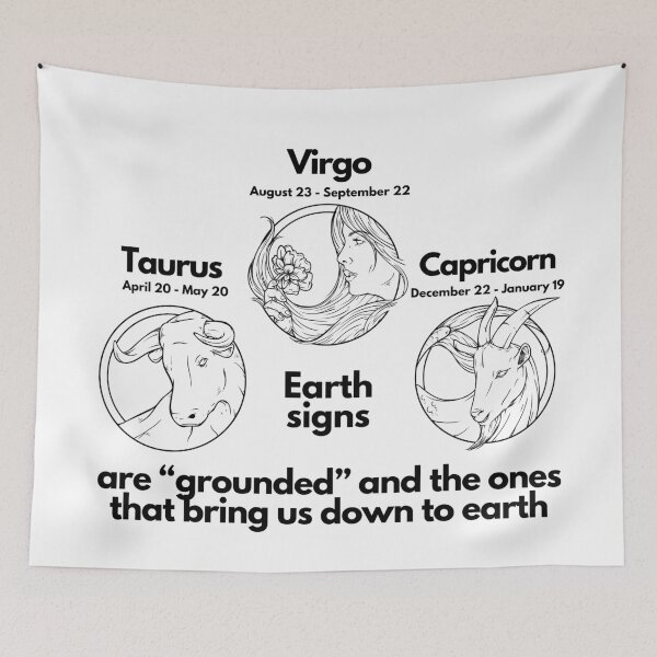 Item preview, A Zodiac Sign Test Earth signs designed and sold by RetComly.
