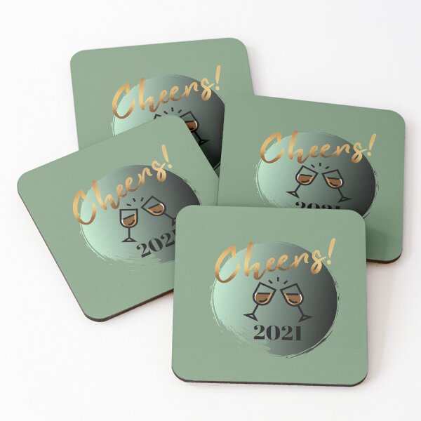 Item preview, cheers to new year 2021.  designed and sold by ninjapineapple.