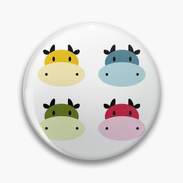 Item preview, Kawaii Four Colours Four Cattles Pattern designed and sold by Moyanana.
