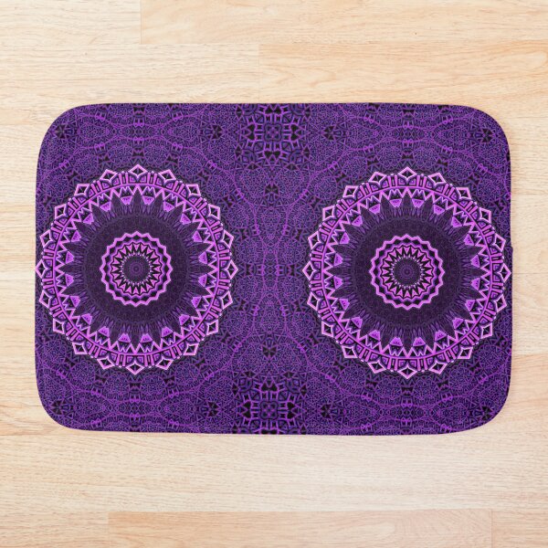 Item preview, Karma Purple Neon Mandala designed and sold by Isabelle Calisto.