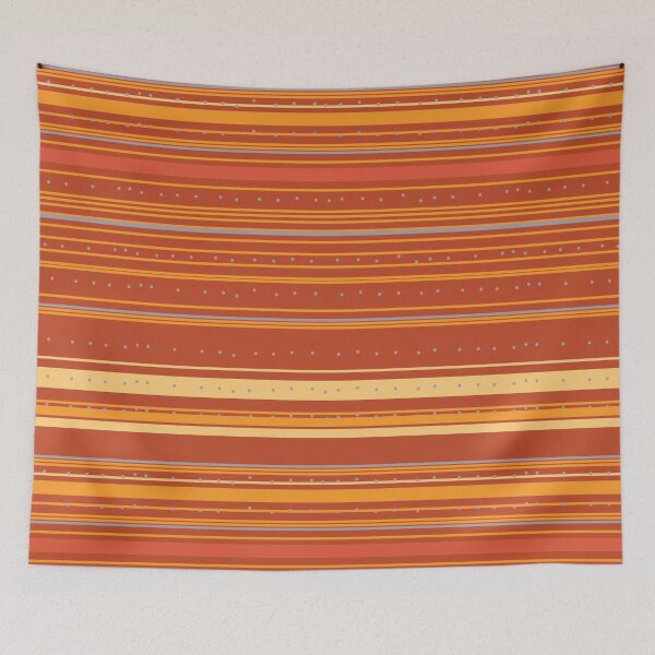 Item preview, Warm orange stripes  designed and sold by Meg M Studio.