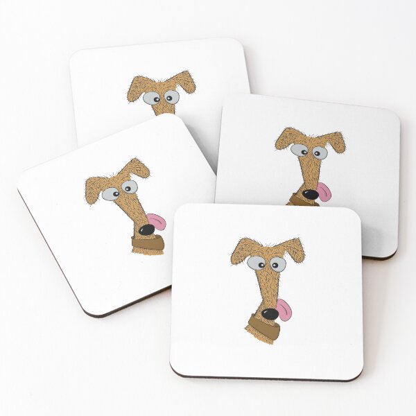 Item preview, Scruffy Rough Coated Fawn, Tan, Brown Lurcher designed and sold by Mat Dixon.
