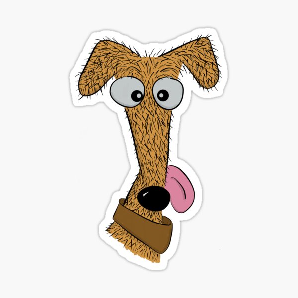Item preview, Scruffy Rough Coated Fawn, Tan, Brown Lurcher designed and sold by Mat Dixon.