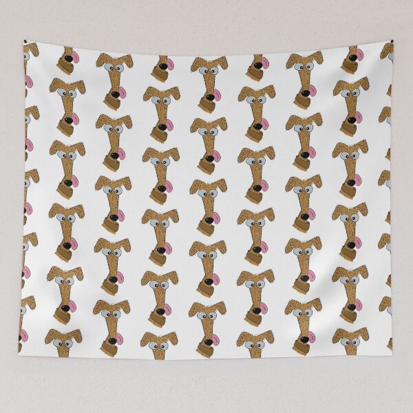 Item preview, Scruffy Rough Coated Fawn, Tan, Brown Lurcher designed and sold by Mat Dixon.