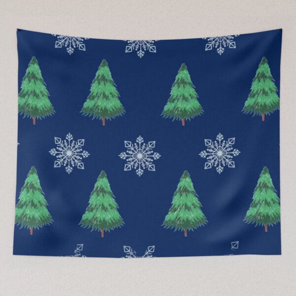 Item preview, Christmas tree and snowflake design designed and sold by edwardtiptonart.
