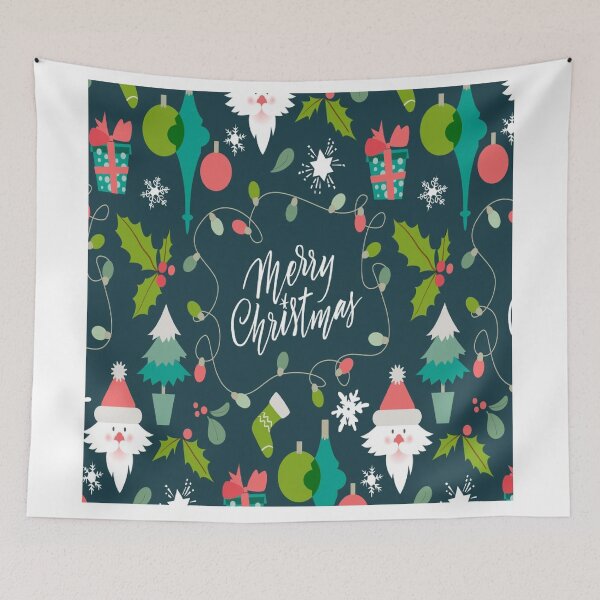 Item preview, Merry Christmas Pattern designed and sold by BoldNFresh.