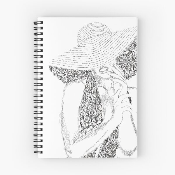Item preview, Woman Scribble Drawing Art Print designed and sold by Zetsmo.