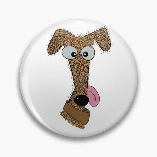 Artikelvorschau, Curly Scruffy Rough Coated Fawn, Tan, Brown Lurcher entworfen und verkauft von Mat Dixon.
