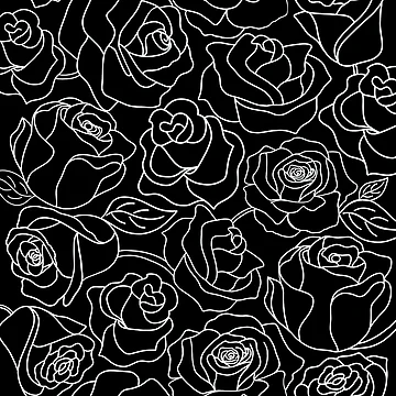 Artwork thumbnail, Delicate Roses by candyco56