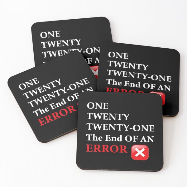 Item preview, One Twenty Twenty One The End Of An Error Retro t shirt designed and sold by Rami Khalifah.