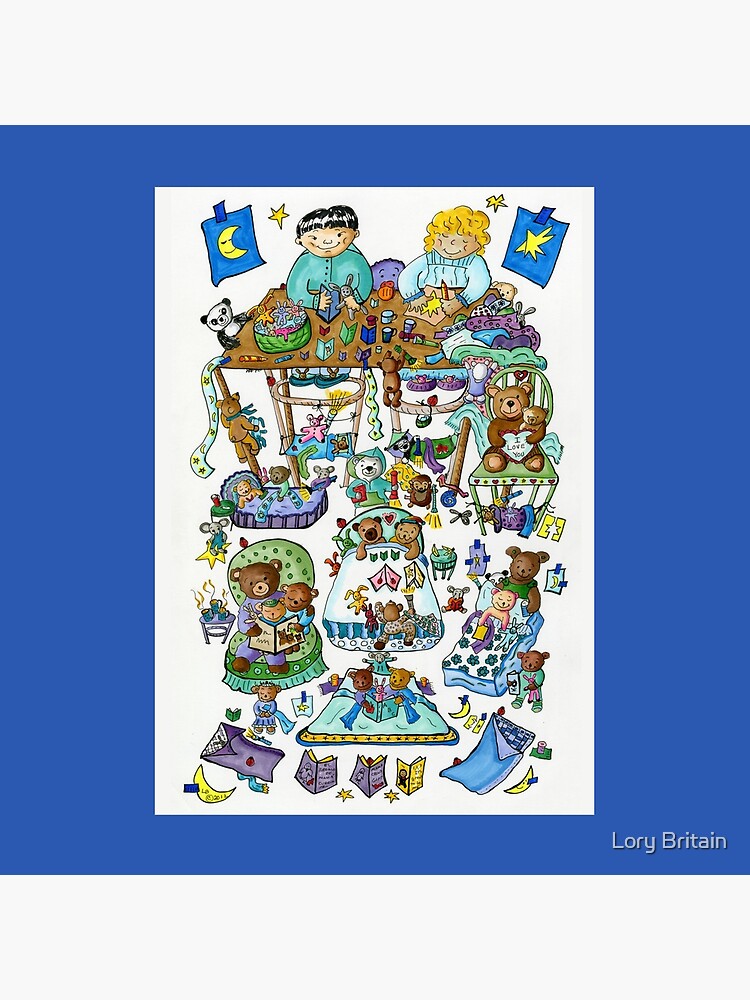 Thumbnail 2 of 2, Tote Bag, Good Night Lovies designed and sold by lorybit.