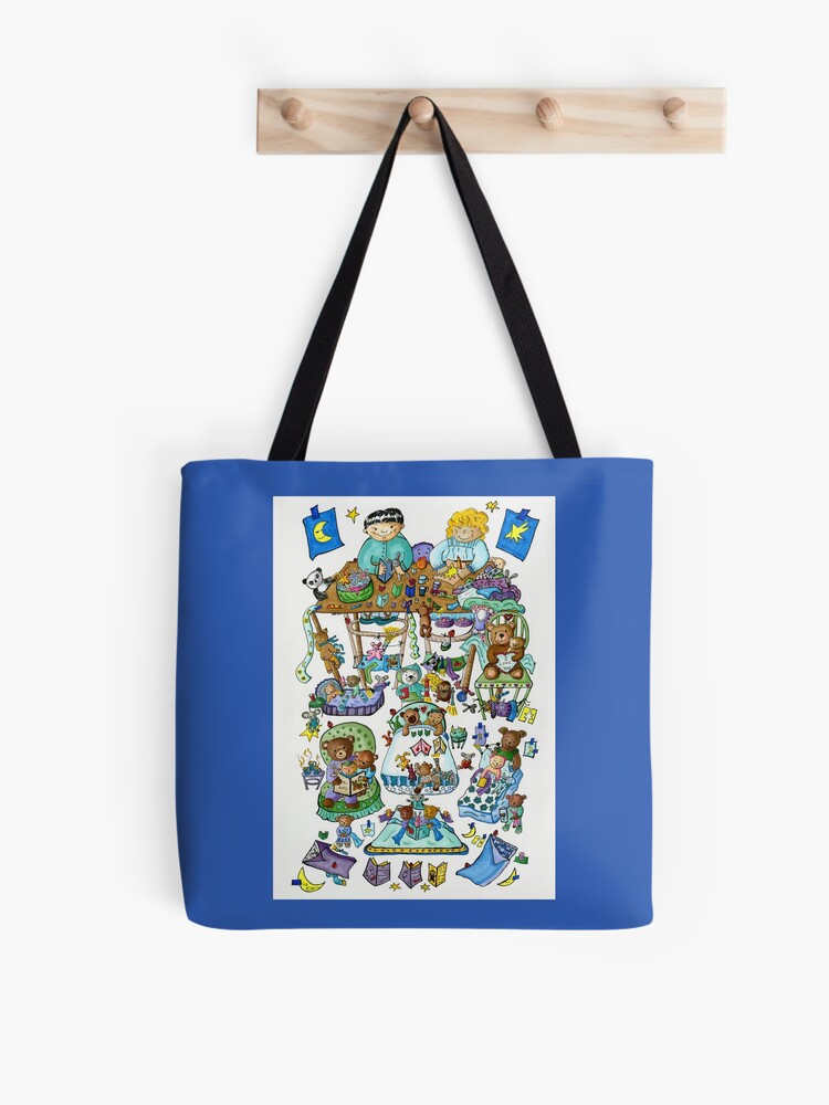 Thumbnail 1 of 2, Tote Bag, Good Night Lovies designed and sold by lorybit.