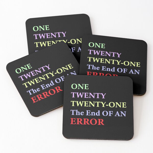 Item preview, One Twenty Twenty One The End Of An Error Retro t shirt designed and sold by Rami Khalifah.