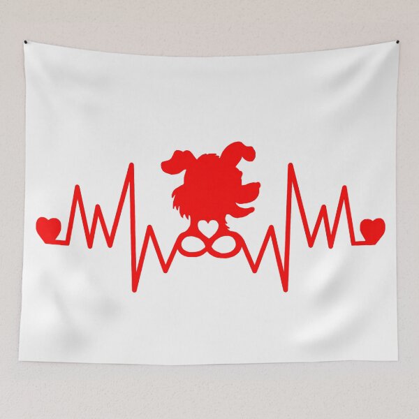 Item preview, Dog Infinity Red Pulse Heartbeat designed and sold by Deborah Camp.