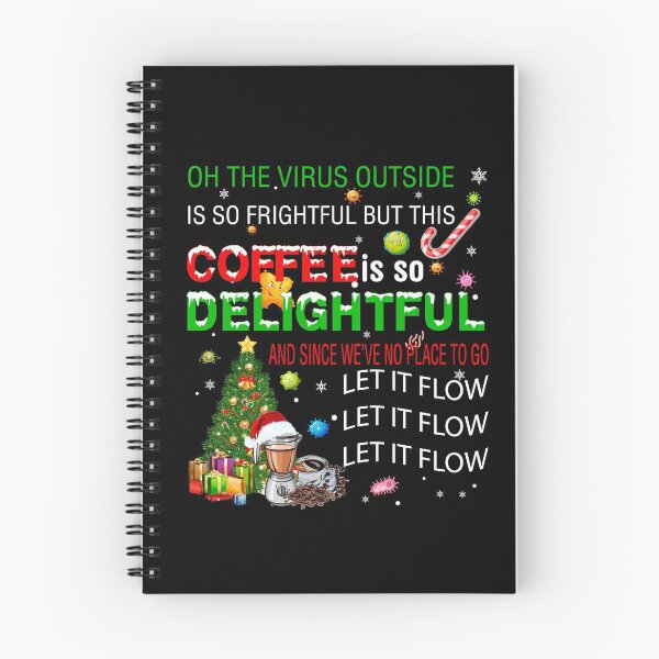 Item preview, Oh The Virus Outside Is Frightful But This Coffee Is So Delightful Coffee Lover Quarantine Christmas designed and sold by BuynPose.