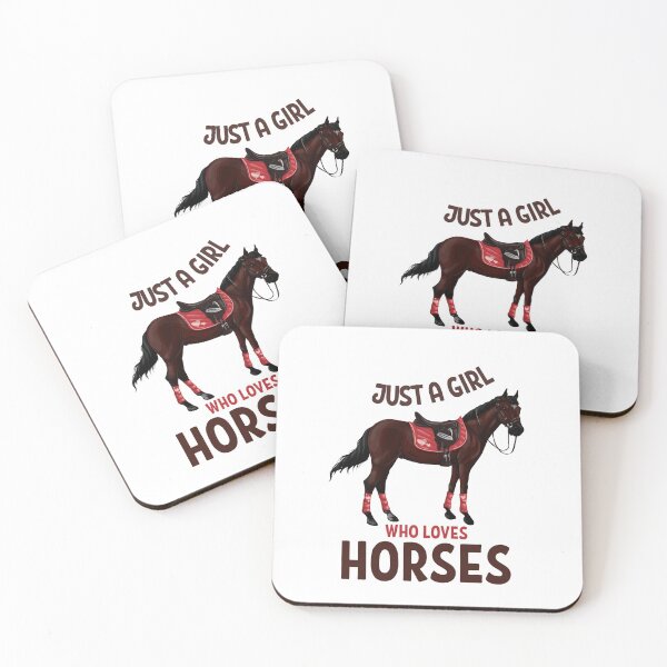Item preview, Just a girl who loves horses designed and sold by ToniaKroeger.