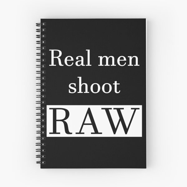 Item preview, Real men shoot RAW designed and sold by svanaerschot.