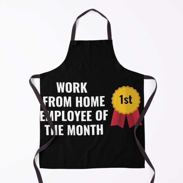 Item preview, Work From Home Employee of the Month Funny Ribbon Text Design designed and sold by up4tee.