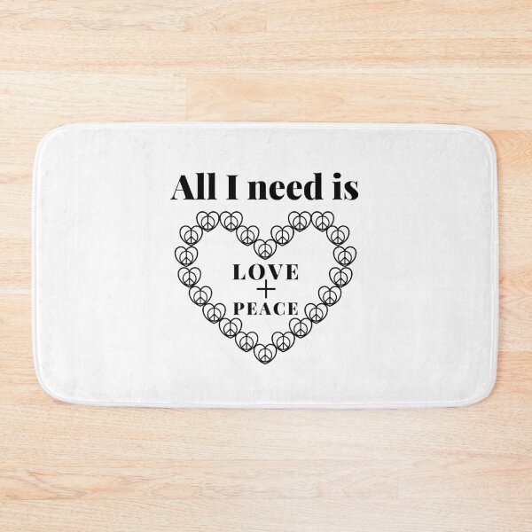 Item preview, peace and love designed and sold by JokesAndFun.