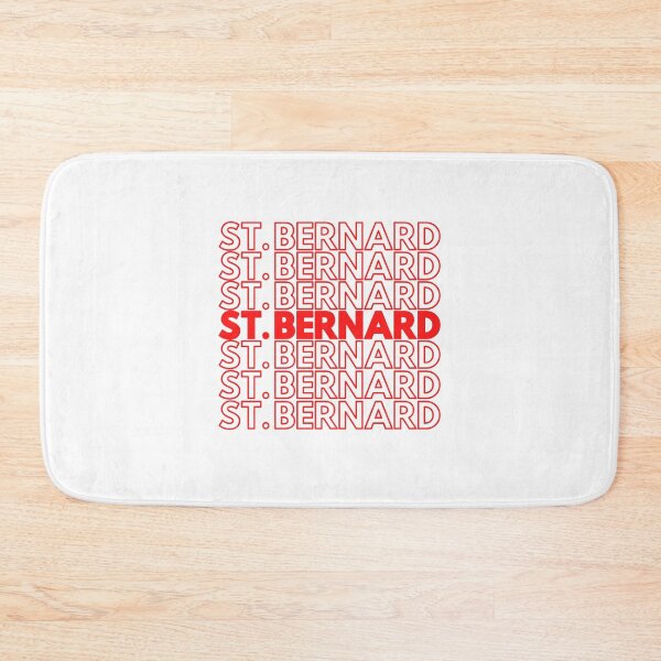 Item preview, Retro 80s Thank You Grocery Bag St. Bernard Dog designed and sold by Guarddogdrive.