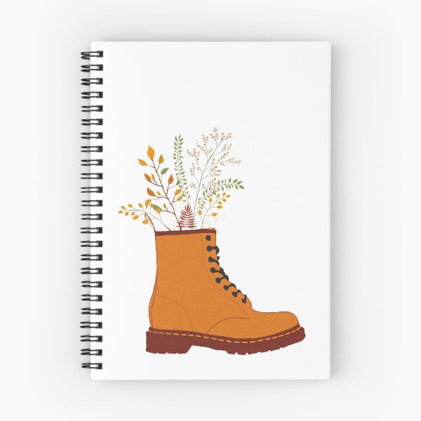 Item preview, Doc Martens with fall leaves designed and sold by Hinke van Gorsel.