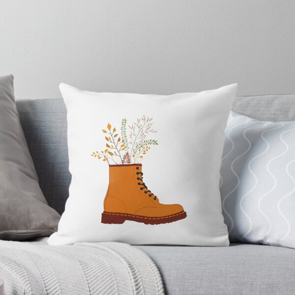 Item preview, Doc Martens with fall leaves designed and sold by Hinke van Gorsel.