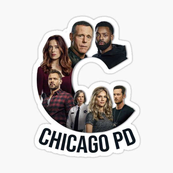 Chicago Pd Tv Show Characters Poster Logo Sticker For Sale By Ansykd Redbubble