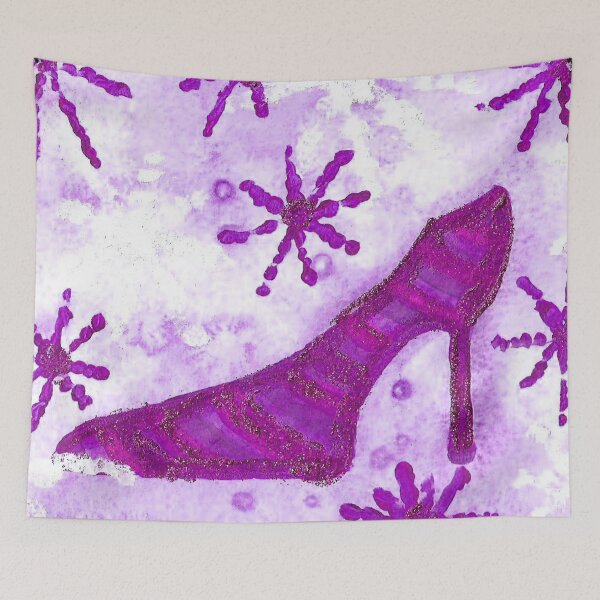 Item preview, Snowflake Shoe - Purple Palette designed and sold by Niina  Niskanen.