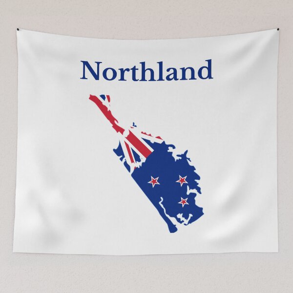 Artikelvorschau, Northland Map, Region Neuseeland. entworfen und verkauft von marosharaf.