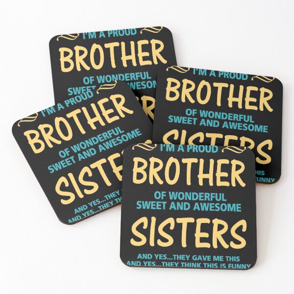Item preview, I'm a Proud Brother and sisters, fun gift designed and sold by murad2020.
