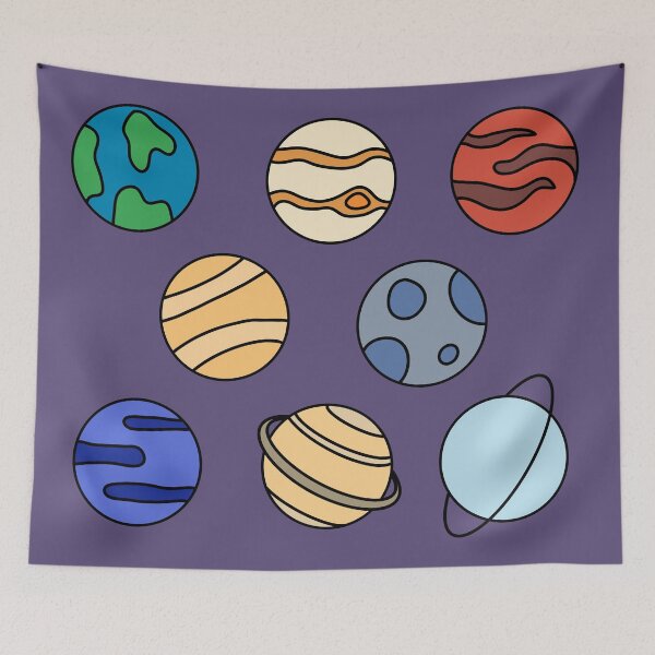 Item preview, Planets Solar System designed and sold by Andrew Helliwell.