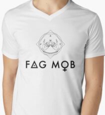 Fag mob Men's V-Neck T-Shirt