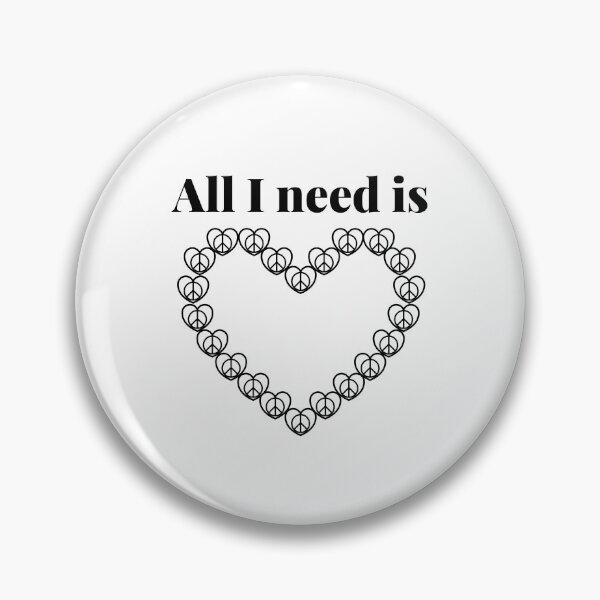 Item preview, peace and love designed and sold by JokesAndFun.