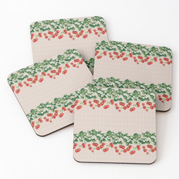 Item preview, strawberry garden party milk tea cream classic lolita cottage core designed and sold by Vivien Merveilles.